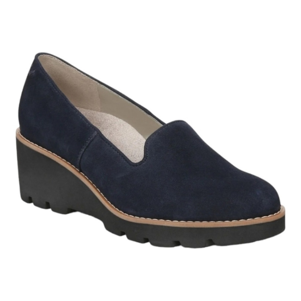 Vionic Navy Wedge Loafers